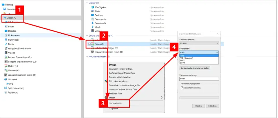 Festplatte für Mac & Windows formatieren - So geht's richtig!